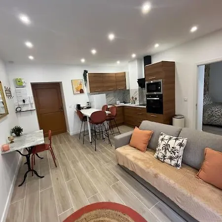 Sublime T2/ Cosy/ Clim/ Parking/plage * Мантон