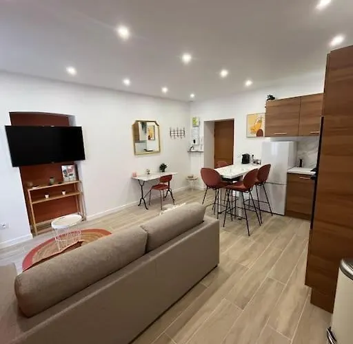 Sublime T2/ Cosy/ Clim/ Parking/plage Apartamento